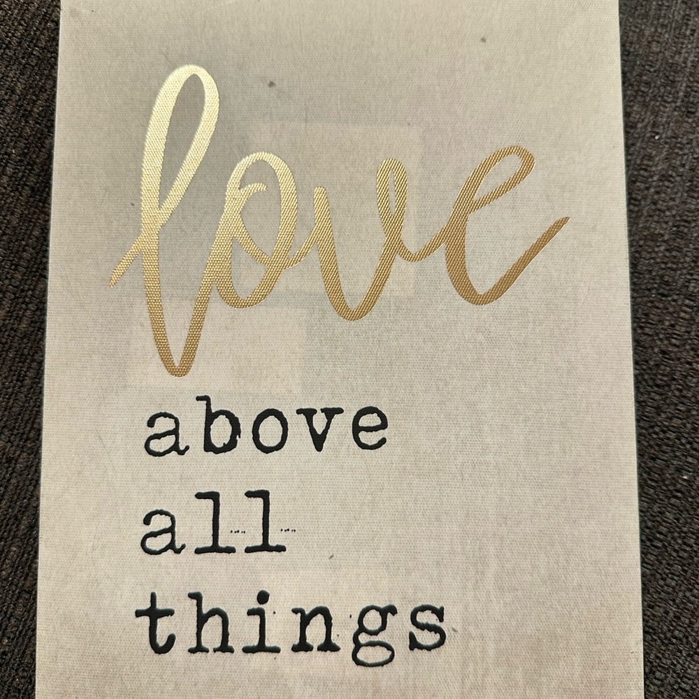 2 LOVE Canvas Art - Picture 4 of 5